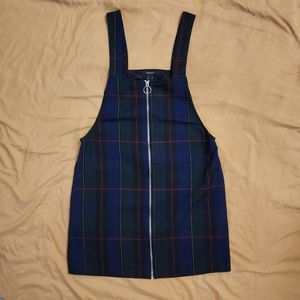 Plaid Zip Dress
